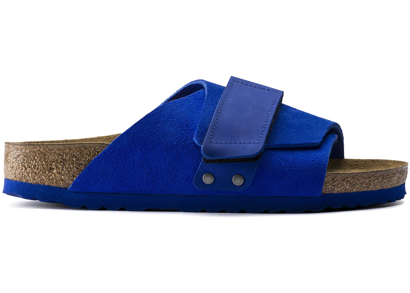 Birkenstock Kyoto Nubuck Suede Ultra Blue (Blue Sole)