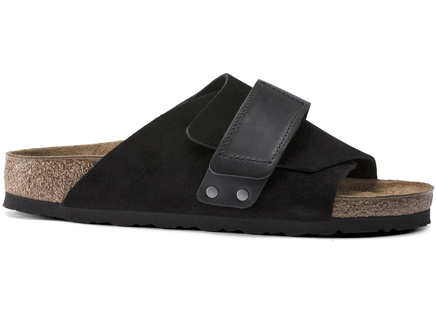 Birkenstock Kyoto Oiled Leather Suede Black