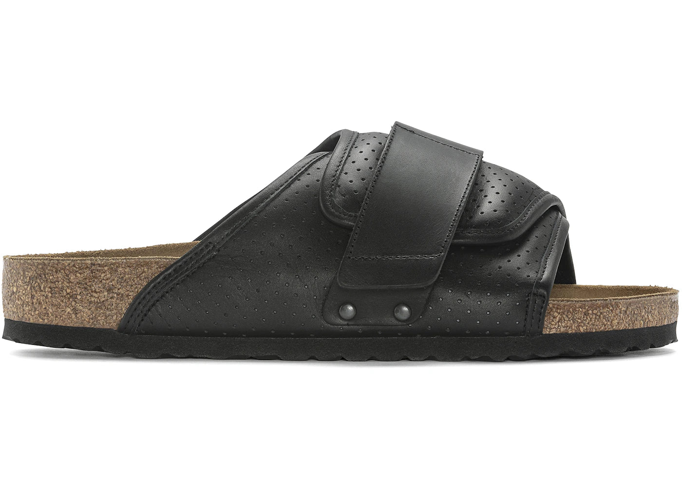 Birkenstock Kyoto Padded Leather Puff Pack Black
