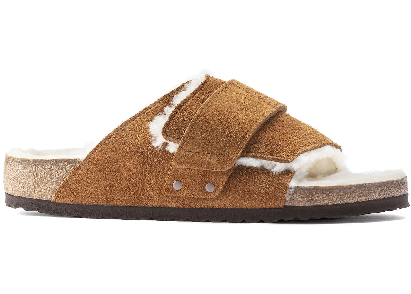 Birkenstock Kyoto Shearling Suede Mink