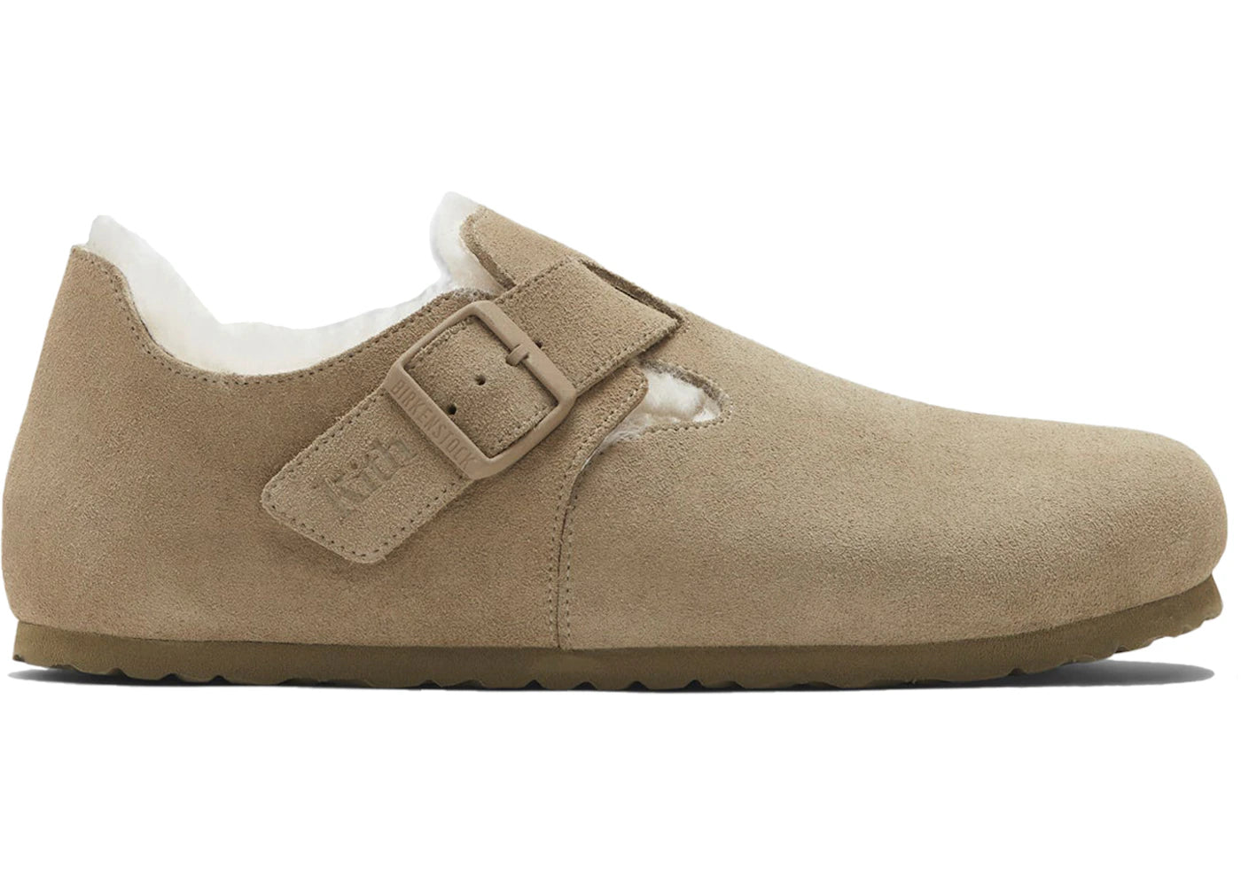 Birkenstock London Shearling Kith Faded Khaki