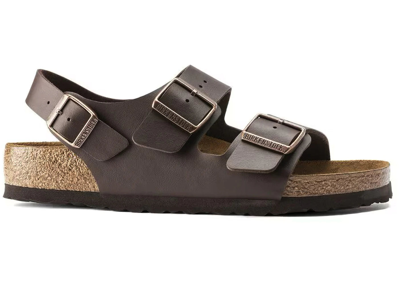 Birkenstock Milano Birko-Flor Dark Brown