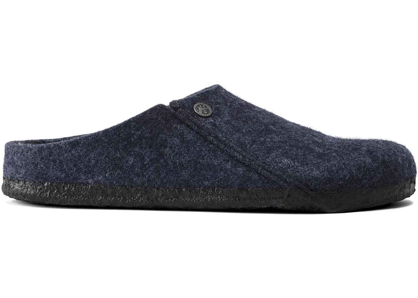 Birkenstock Zermatt Shearling Clog Wool Felt Dark Blue