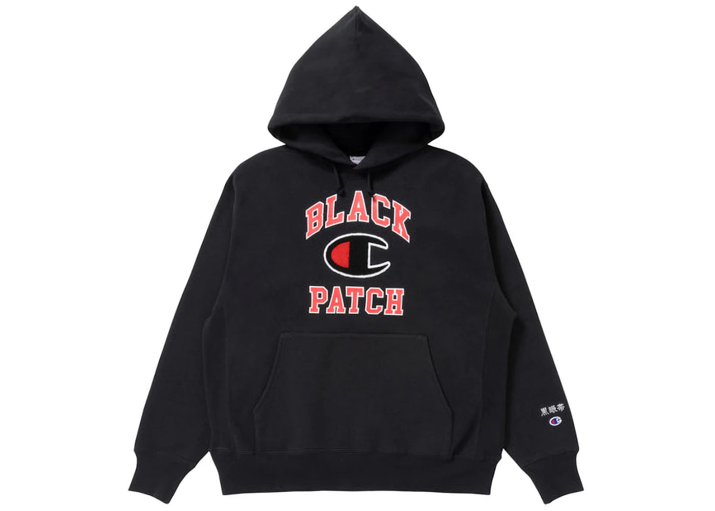 BlackEyePatch x Champion Reverse Wave Hoodie Black