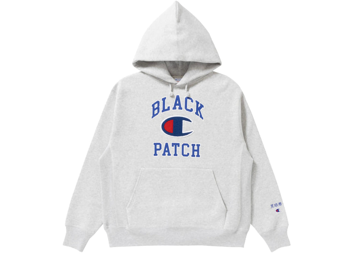 BlackEyePatch x Champion Reverse Wave Hoodie Silver Grey