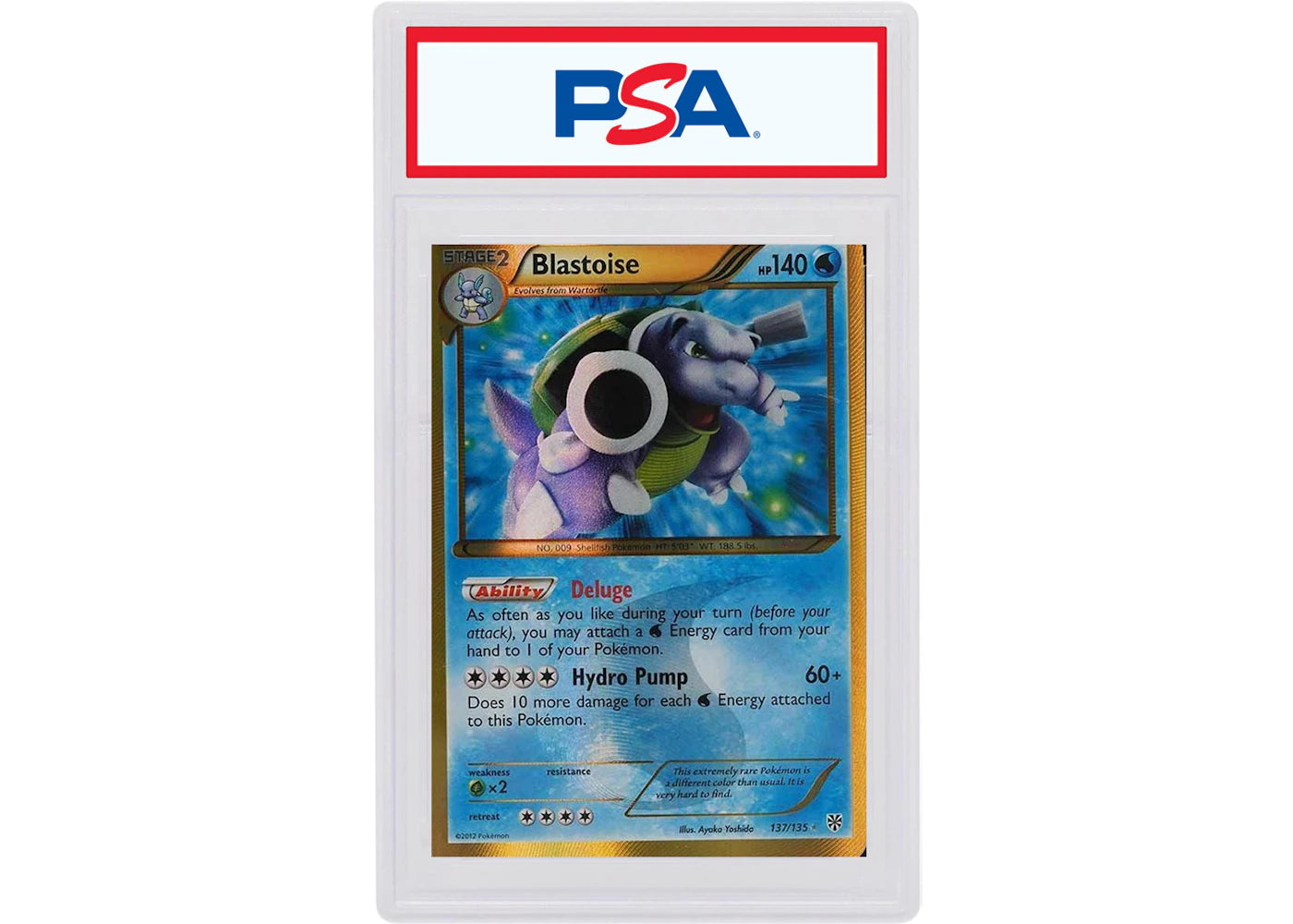 Blastoise 2012 Pokemon TCG B&W Plasma Storm #137 (PSA or BGS Graded)