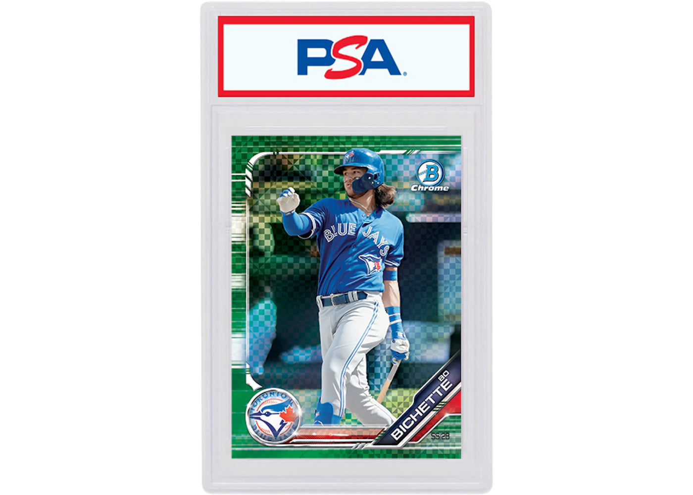 Bo Bichette 2019 Bowman Chrome X Green X-Fractor /31 BCP-234 (PSA or BGS Graded)