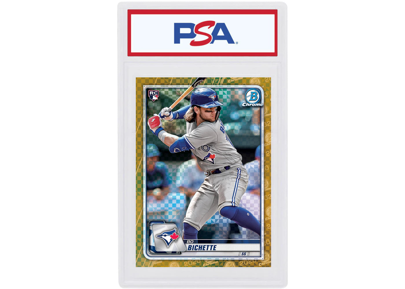 Bo Bichette 2020 Bowman Chrome X Rookie Gold X-Fractor /3 #50 (PSA or BGS Graded)