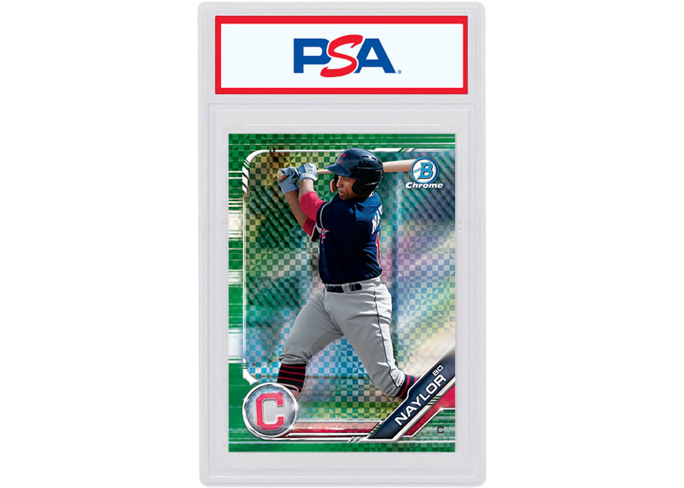 Bo Naylor 2019 Bowman Chrome X Green X-Fractor /31 BCP-194 (PSA or BGS Graded)