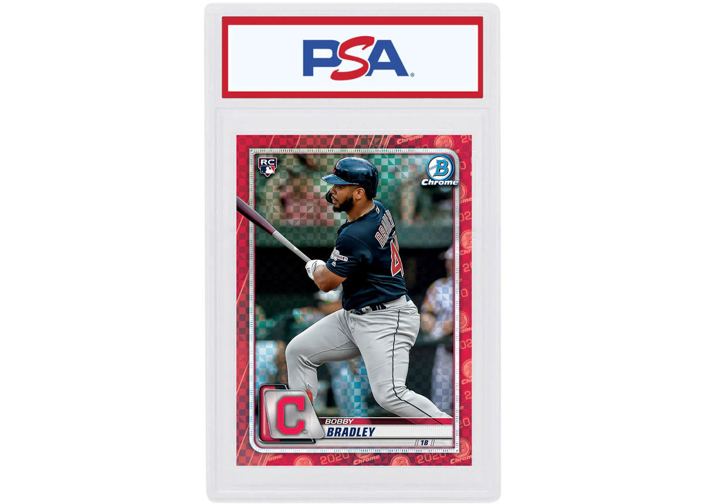 Bobby Bradley 2020 Bowman Chrome X Rookie Red X-Fractor 1/1 #47 (PSA or BGS Graded)
