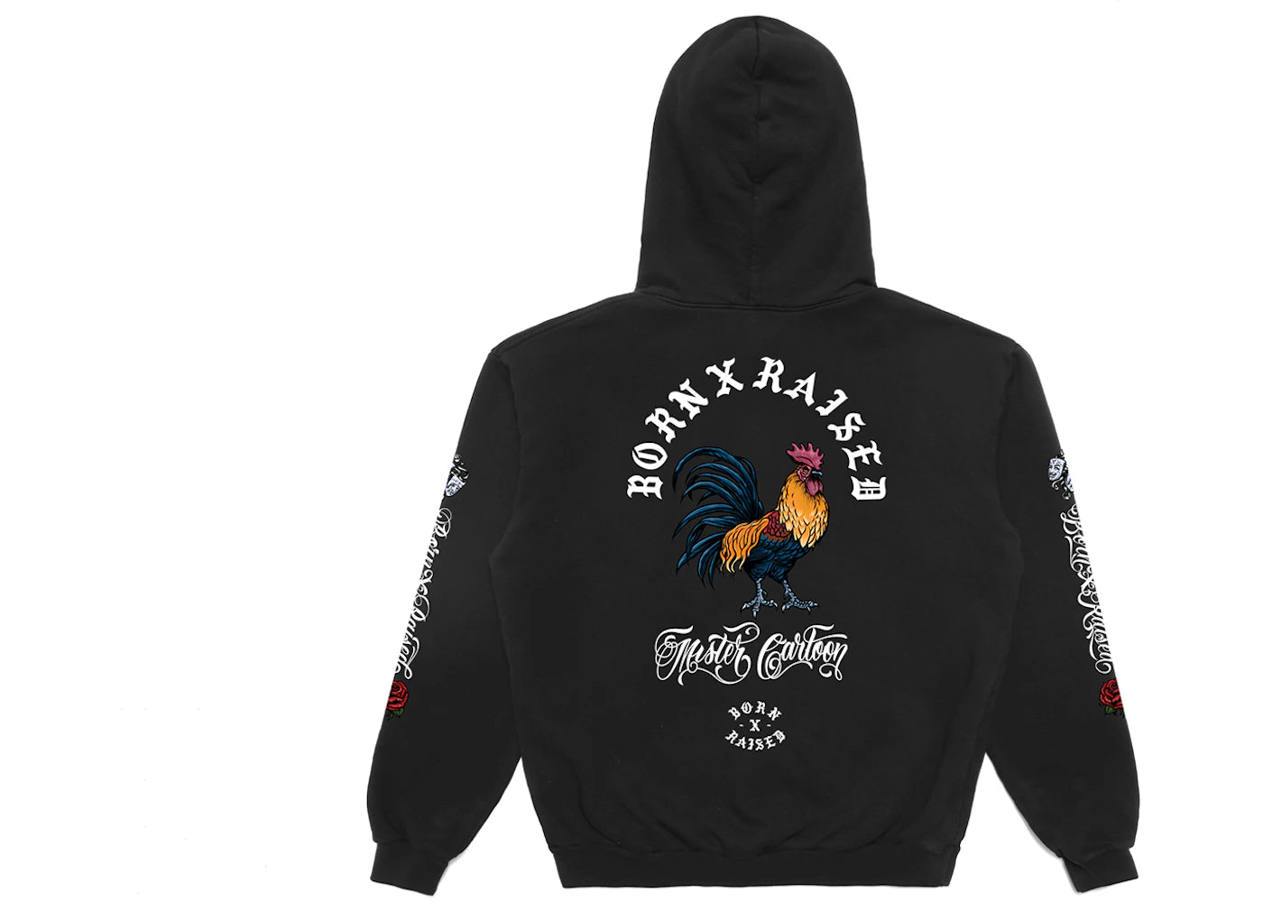 Born X Raised x Mister Cartoon Gallo Fino Hoodie Black