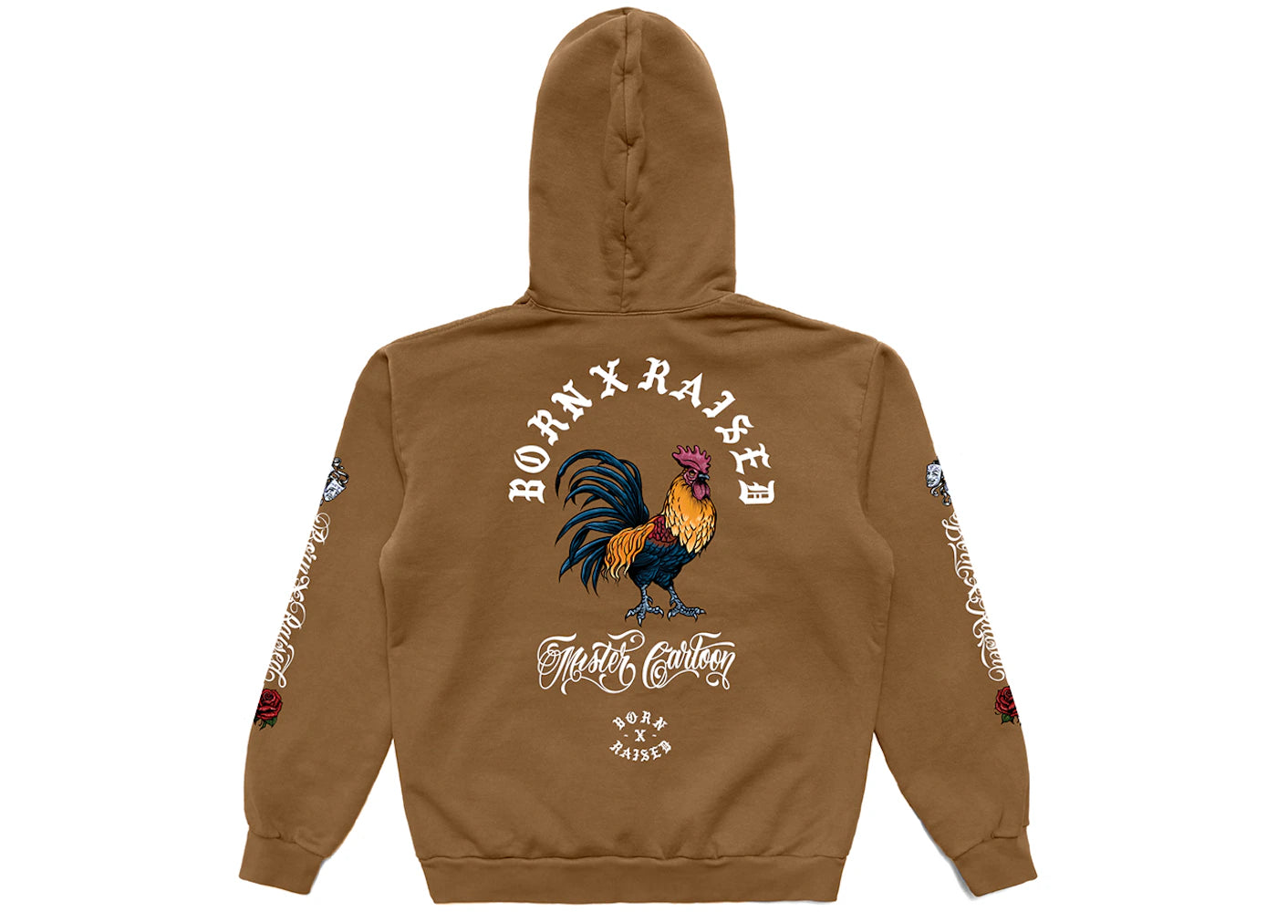 Born X Raised x Mister Cartoon Gallo Fino Hoodie Camel