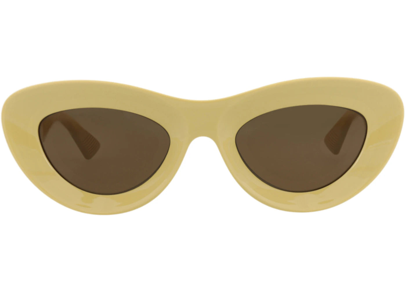 Bottega Veneta Cat Eye-Frame Injection Sunglasses Yellow Yellow Brown (BV1325S-30015750-002)