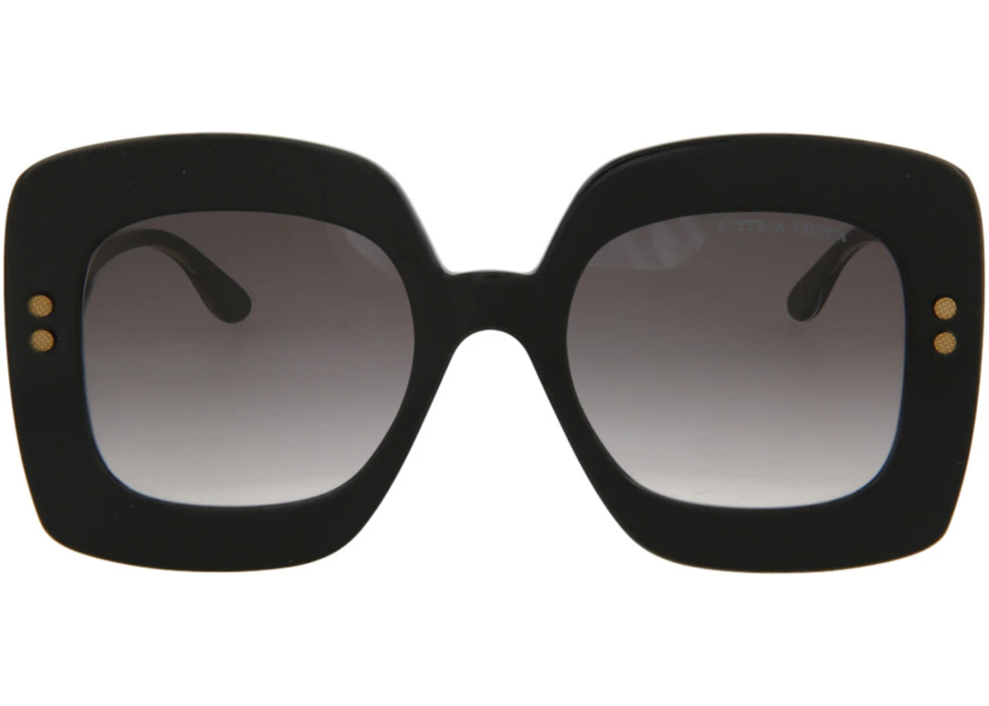 Bottega Veneta Square-Frame Acetate Sunglasses Black/Crystal/Grey (BV0237S-30006511-001)