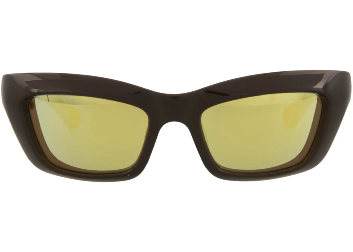 Bottega Veneta Square-Frame Injection Sunglasses Brown Brown Gold (BV1182S-30013671-002)