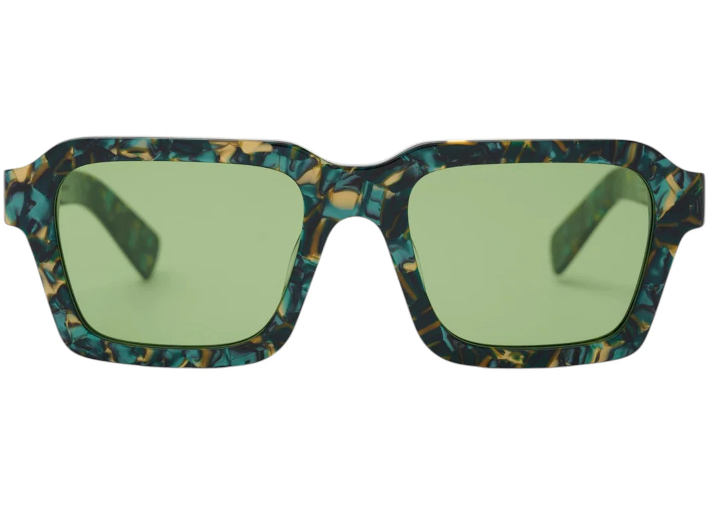 Brain Dead Staunton Post Modern Primitive Eye Protection Sunglasses Granite/Green
