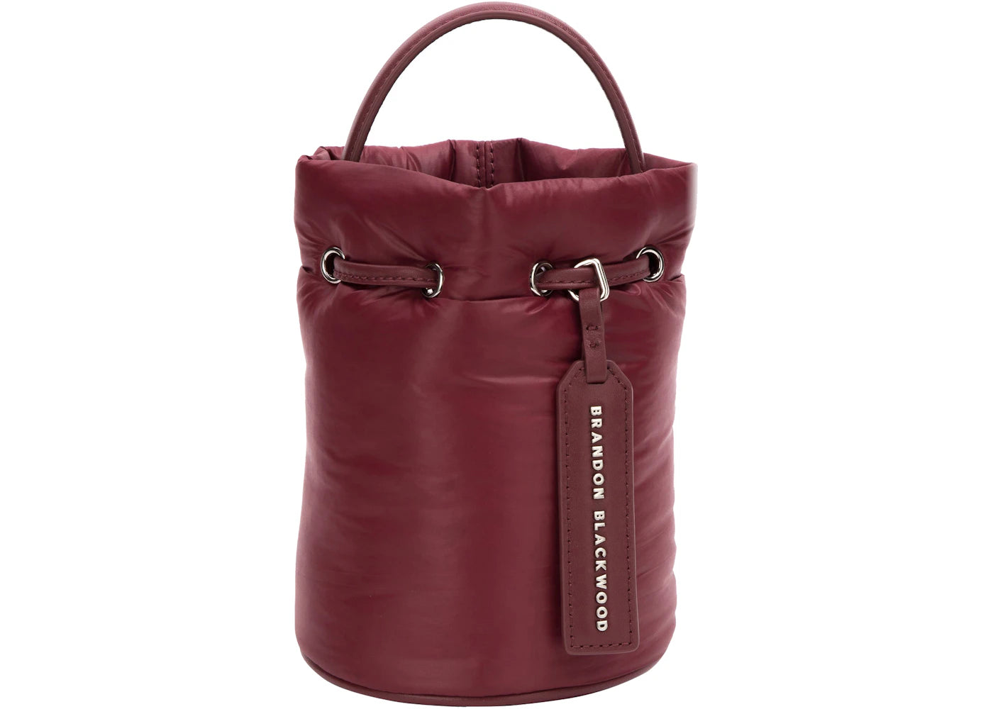 Brandon Blackwood Kamal Bucket Bag Puffer Oxblood