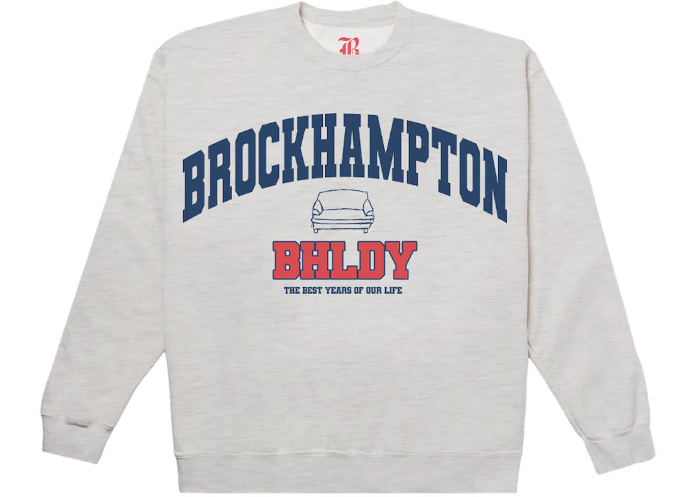Brockhampton x Holiday Reversible Crewneck White