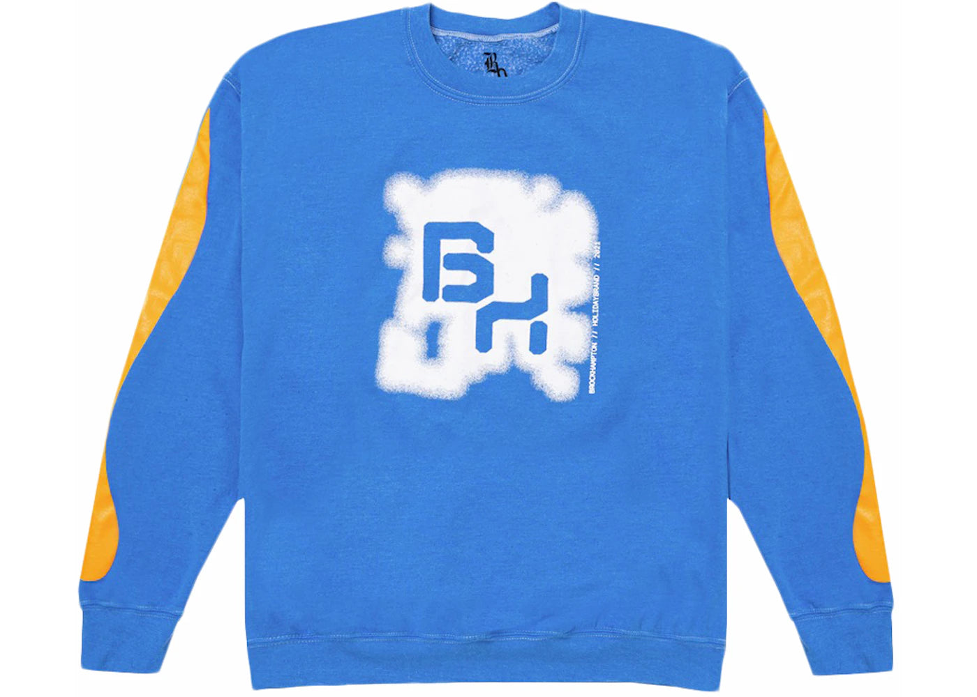 Brockhampton x Holiday Spray Logo Crewneck Blue