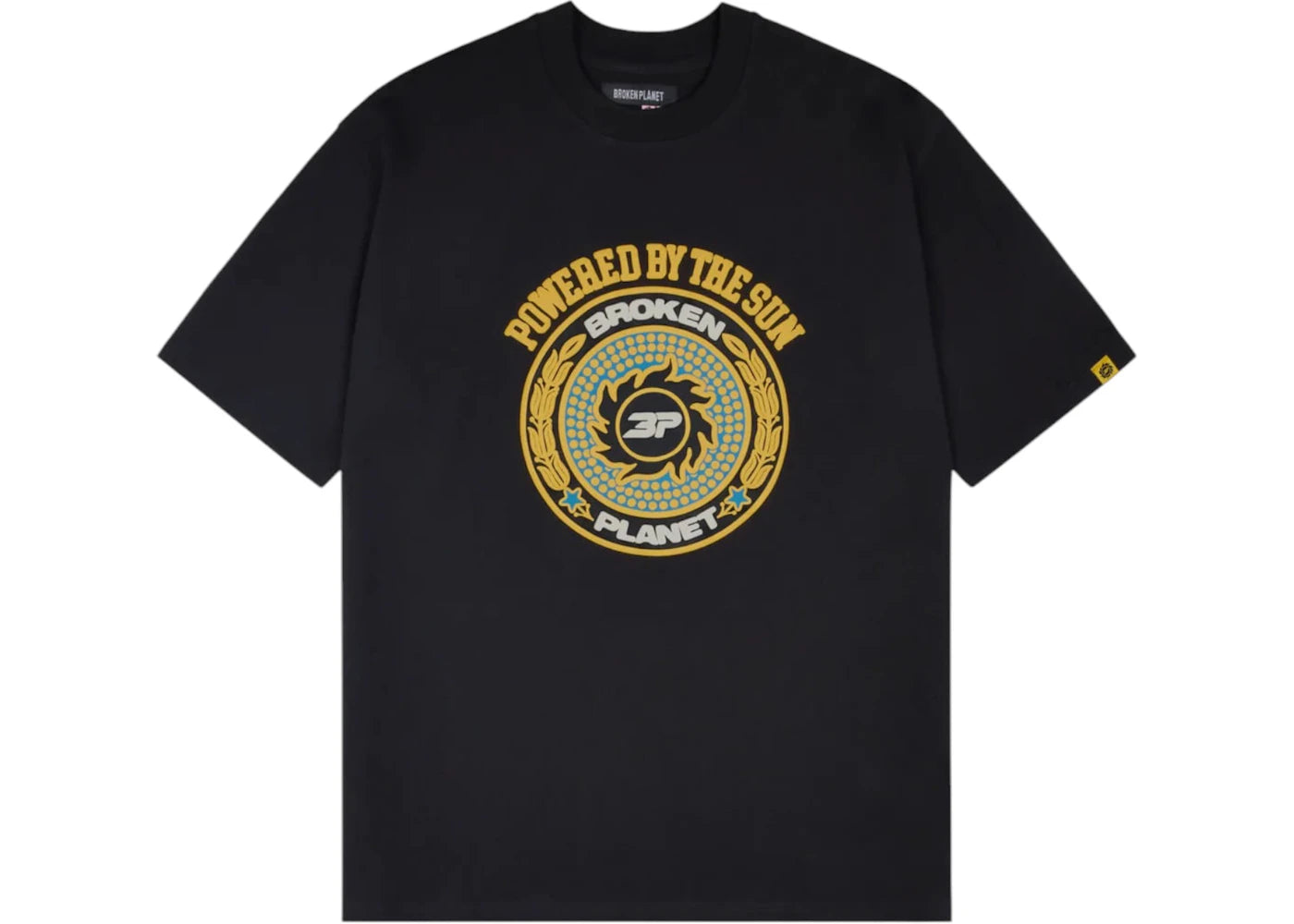 Broken Planet Crest T-shirt Midnight Black
