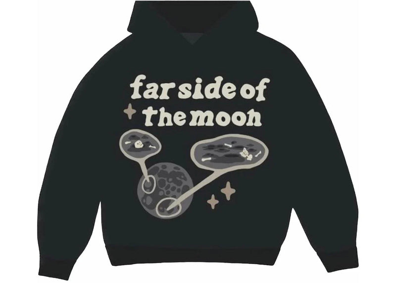 Broken Planet Far Side of the Moon Hoodie Soot Black - Side Kicks