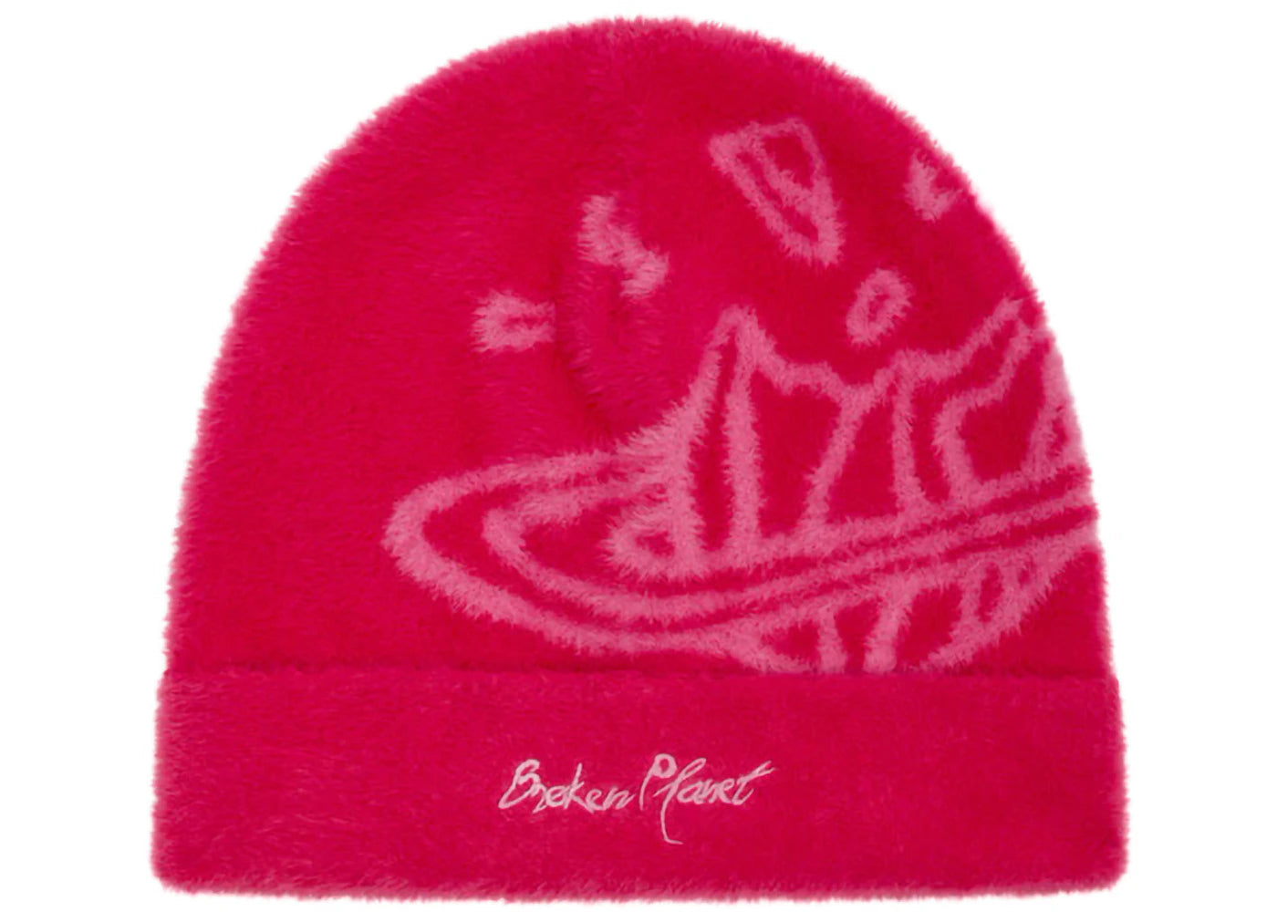 Broken Planet Fuzzy Broken Planet Beanie Fuchsia Pink
