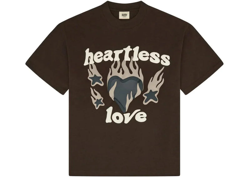 Broken Planet Heartless Love T-shirt Mocha Brown - Side Kicks
