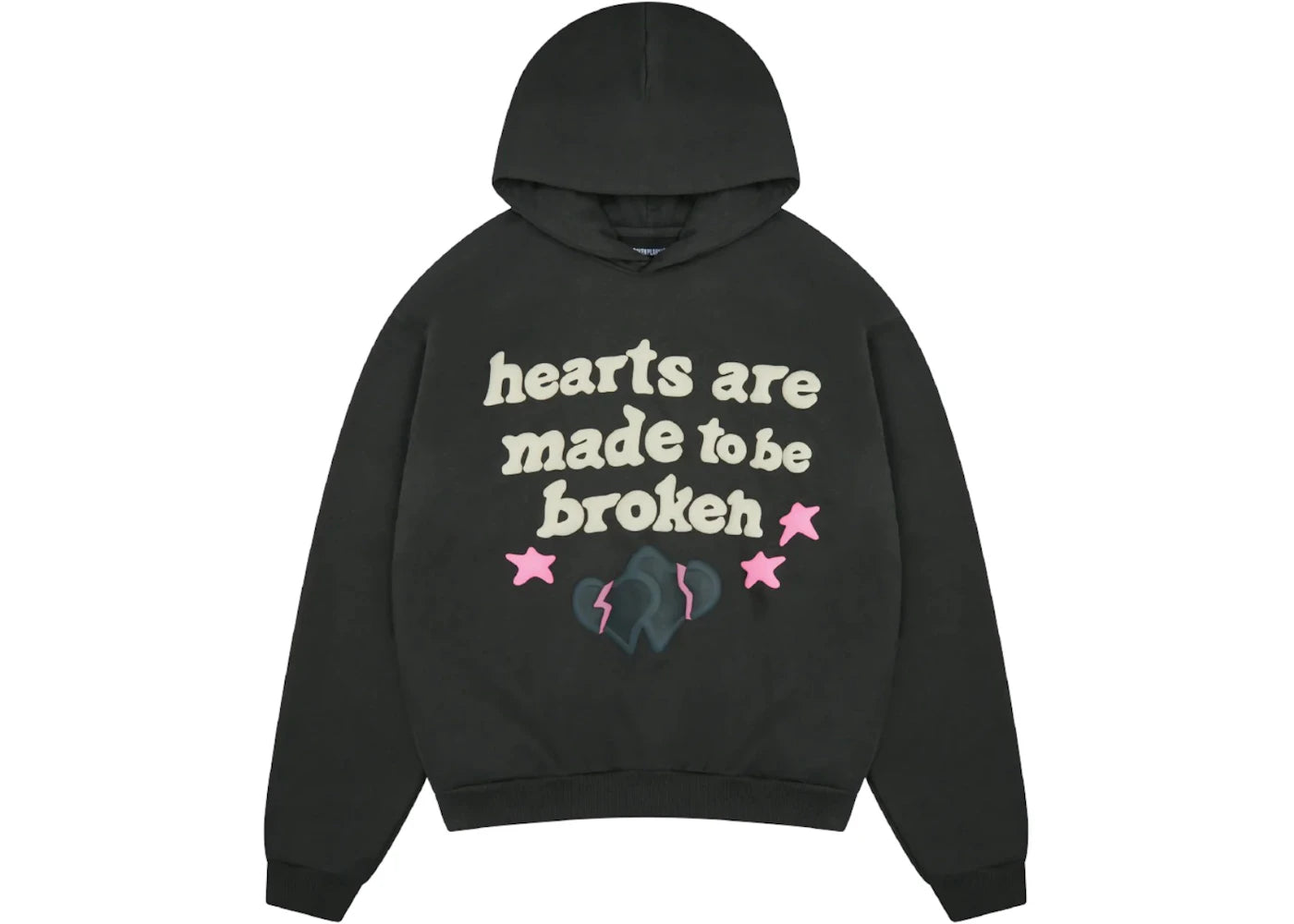 Broken Planet Hearts Are Made To Be Broken Hoodie (SS25) Soot Black