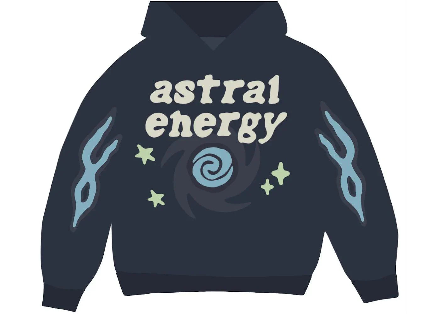 Broken Planet Astral Energy Hoodie Outer Space Blue - Side Kicks