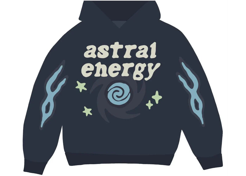 Broken Planet Astral Energy Hoodie Outer Space Blue - Side Kicks