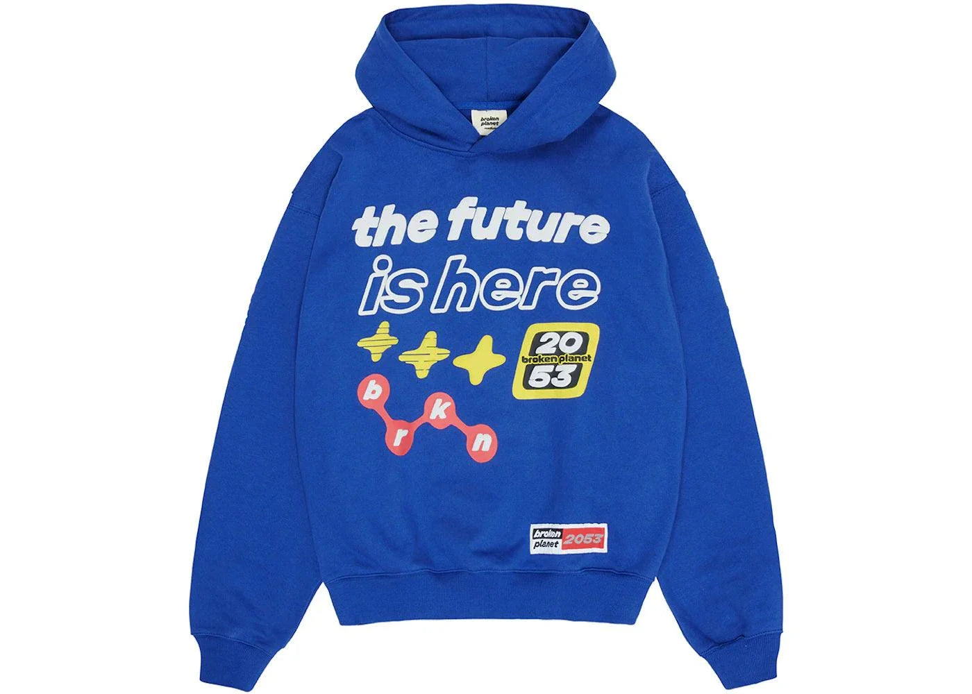 Broken Planet The Future Is Here Hoodie Deep Blue - Side Kicks