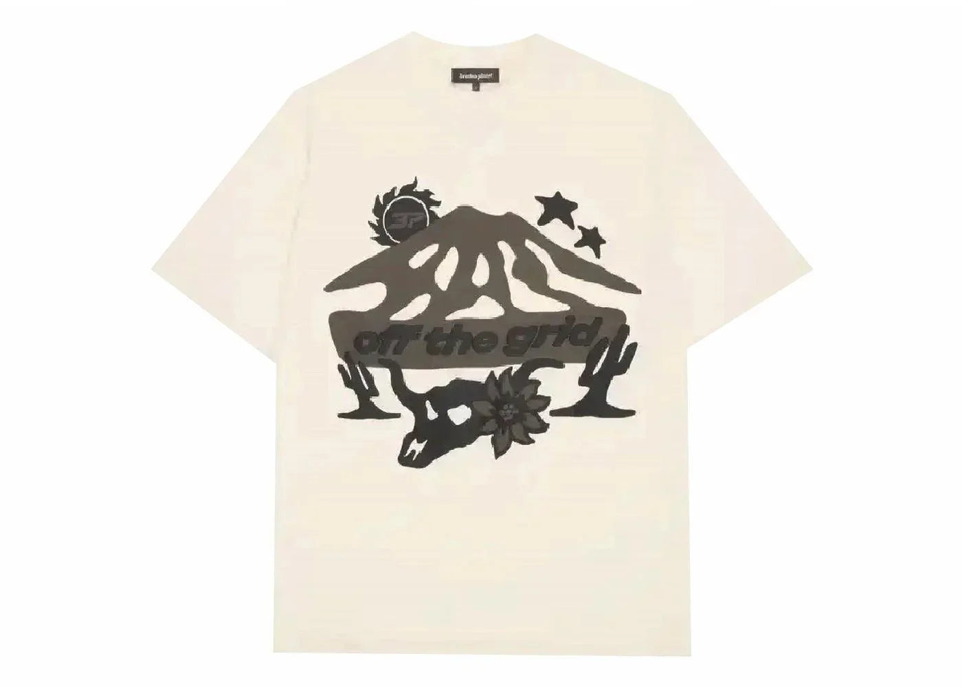 Broken Planet Off The Grid T-shirt Vanilla White - Side Kicks