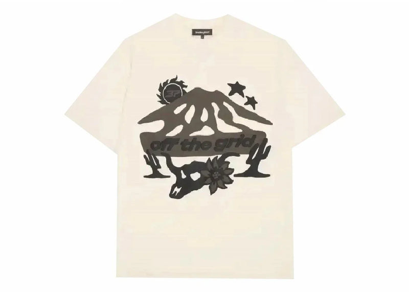 Broken Planet Off The Grid T-shirt Vanilla White - Side Kicks