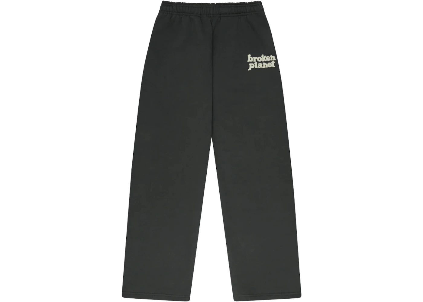 Broken Planet Straight-Leg Sweatpants (SS25) Soot Black