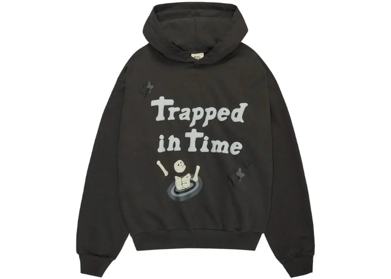 Broken Planet Trapped In Time Hoodie Soot Black - Side Kicks