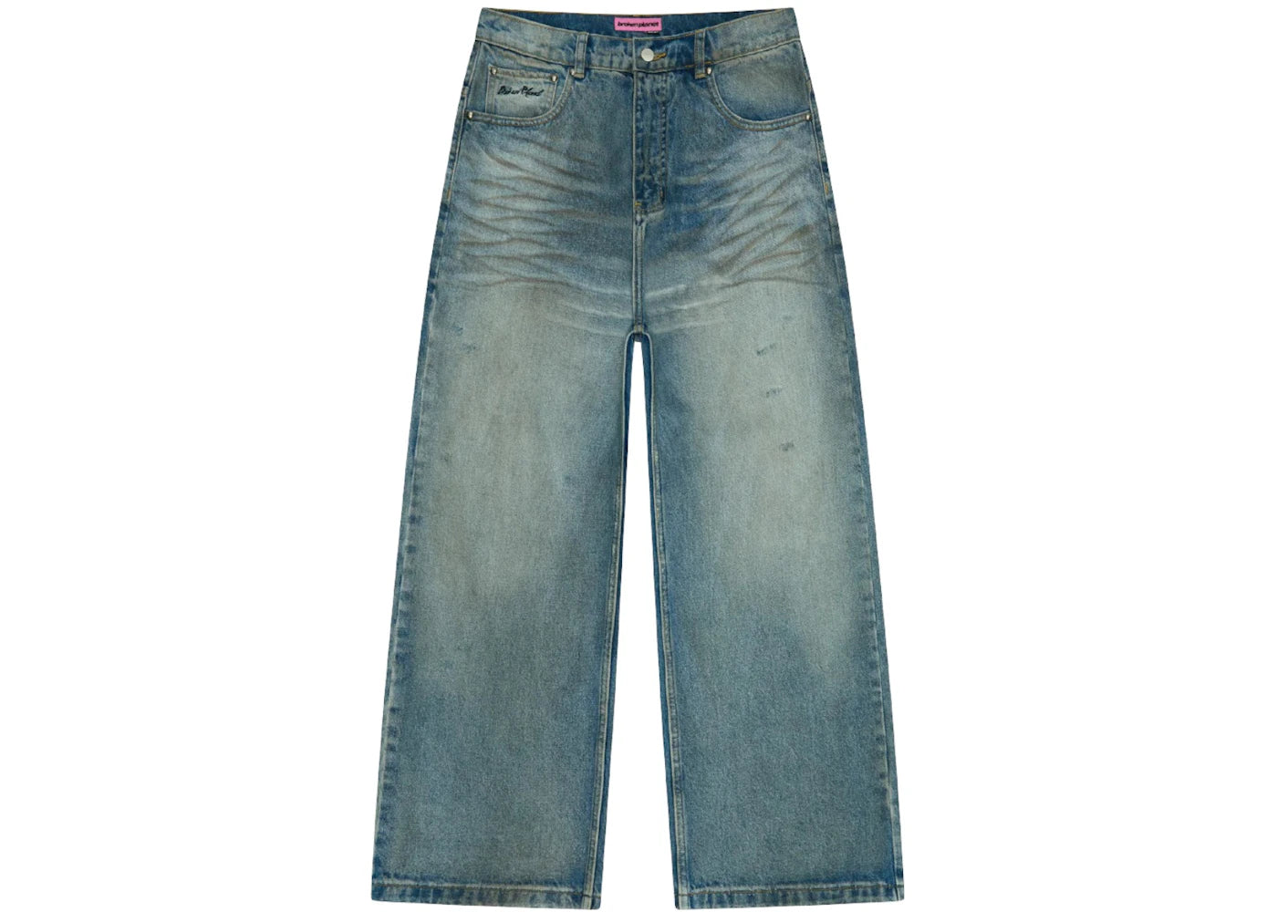 Broken Planet Wide-Leg Denim Jeans Light Blue