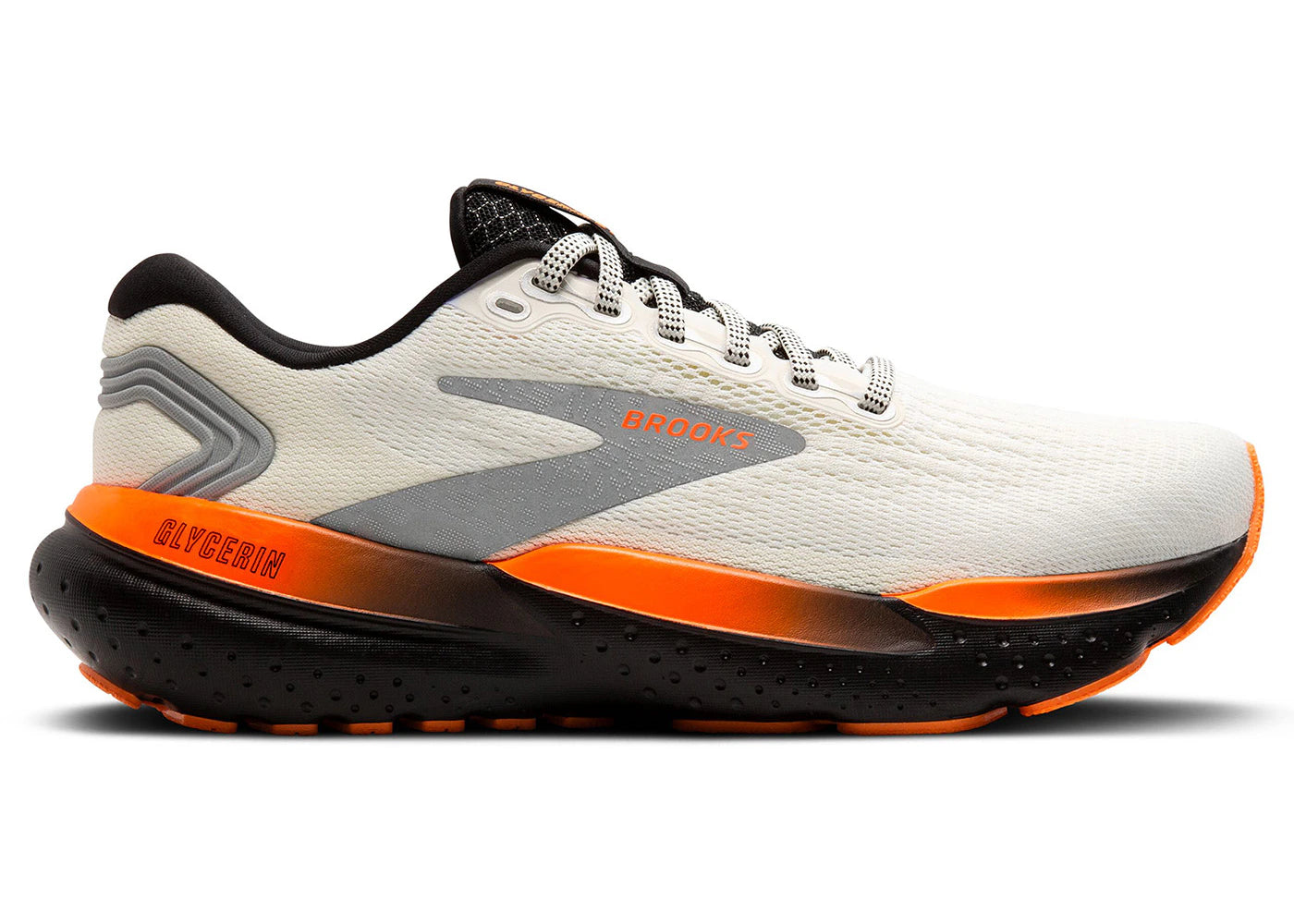 Brooks Glycerin 21 Ecru Orange Black