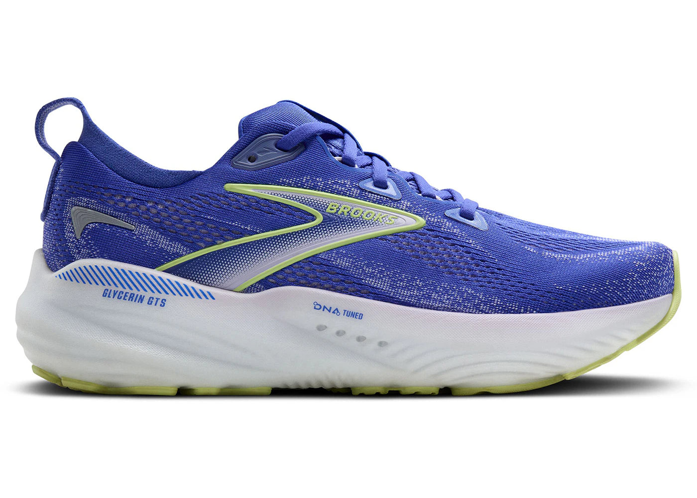 Brooks Glycerin GTS 22 Amparo Blue Hyper Iris Yellow (Women's)