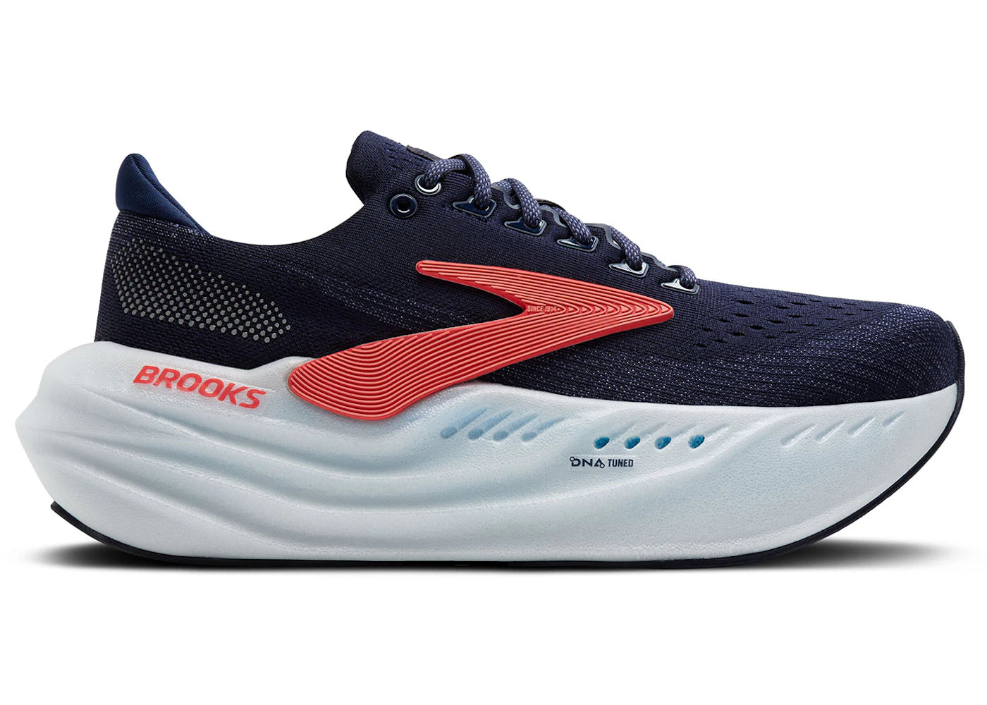 Brooks Glycerin Max Peacoat Blue Ribbon Hot Coral (Women's)