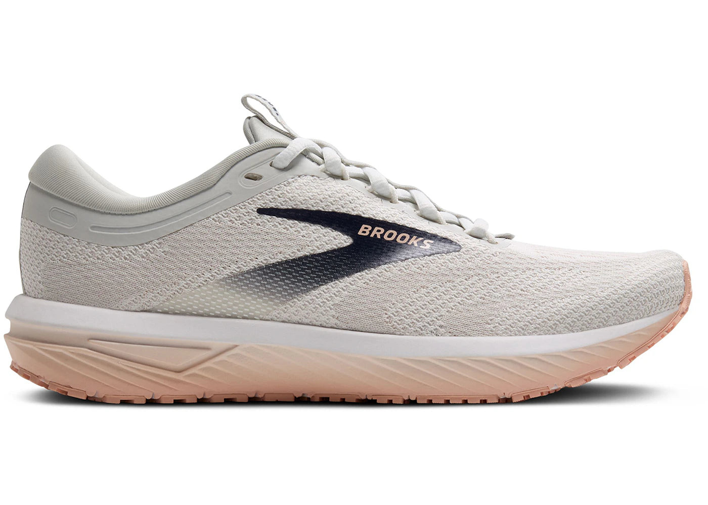 Brooks Revel 7 Oyster White Tropical Peach (Women's)