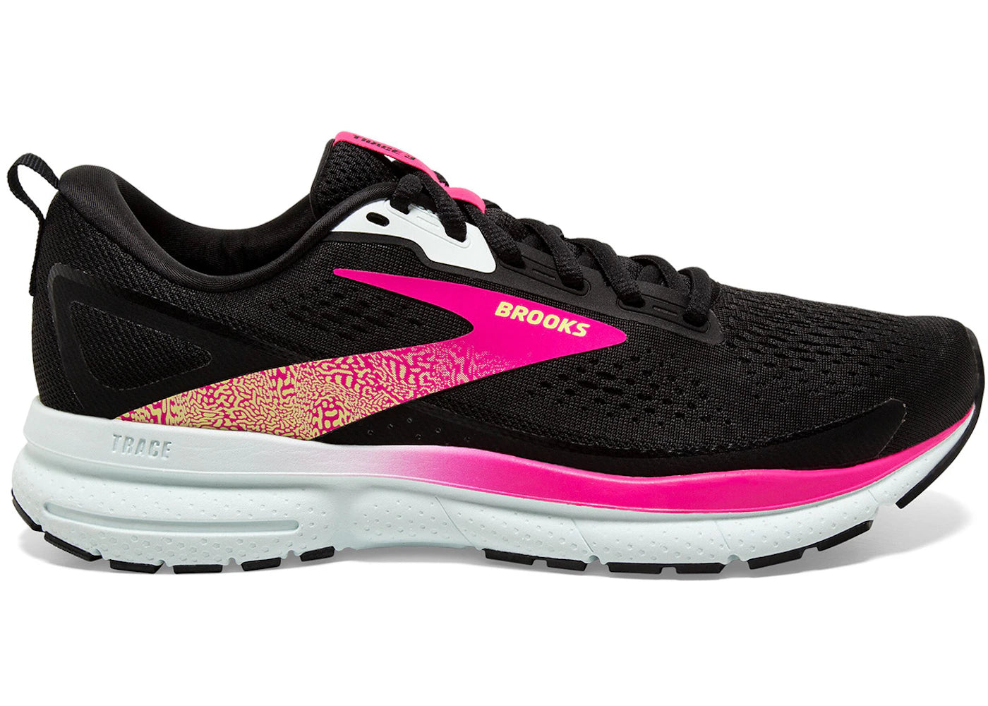 Brooks Trace 3 Black Blue Pink Glo (Women's)