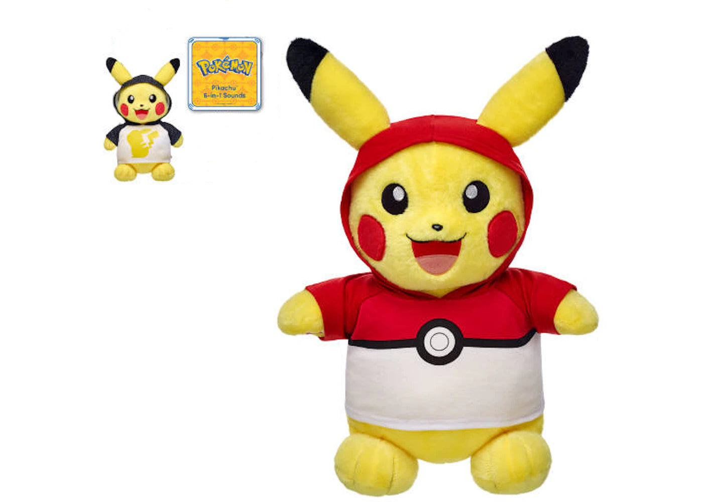 Build-A-Bear Pikachu Hoodie Bundle Plush Yellow