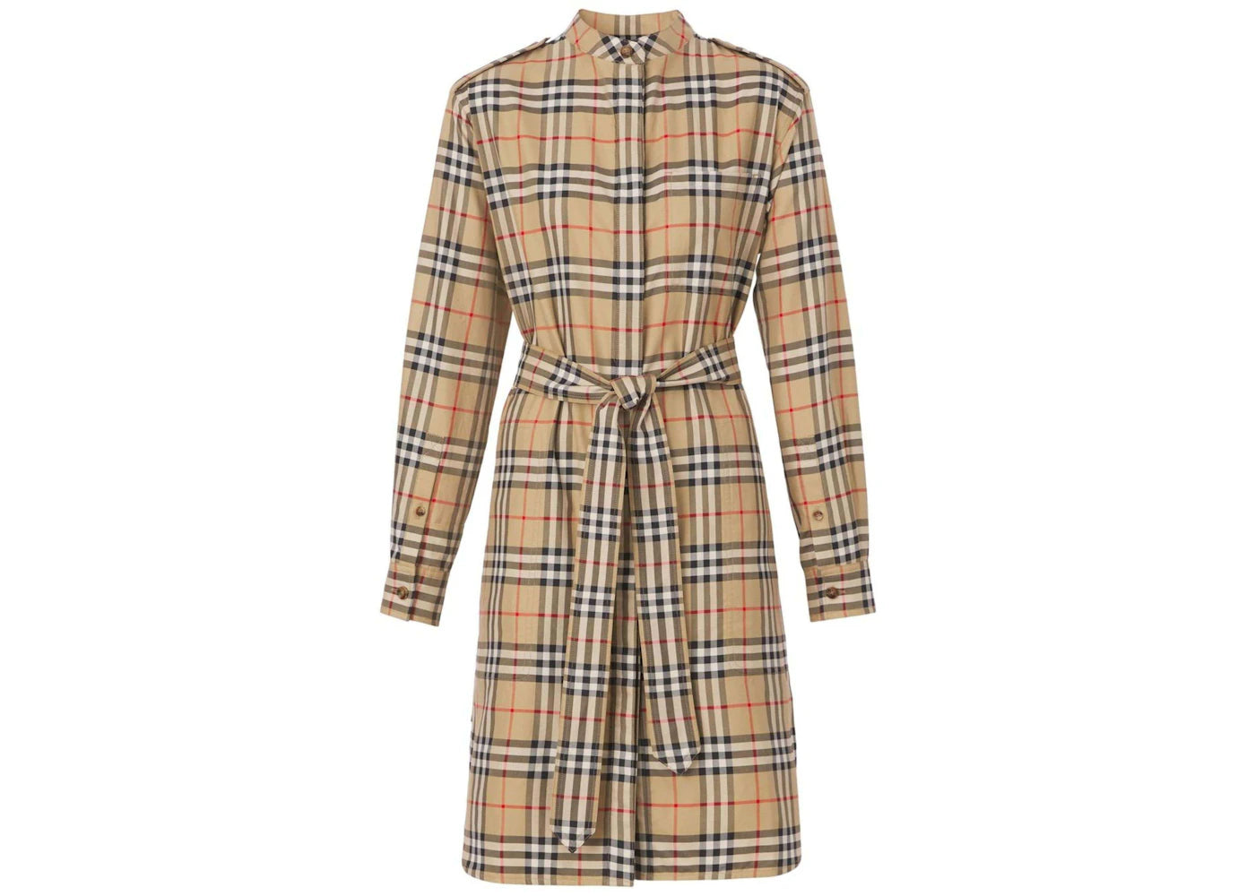 Burberry Aurelia Shirt Dress Beige