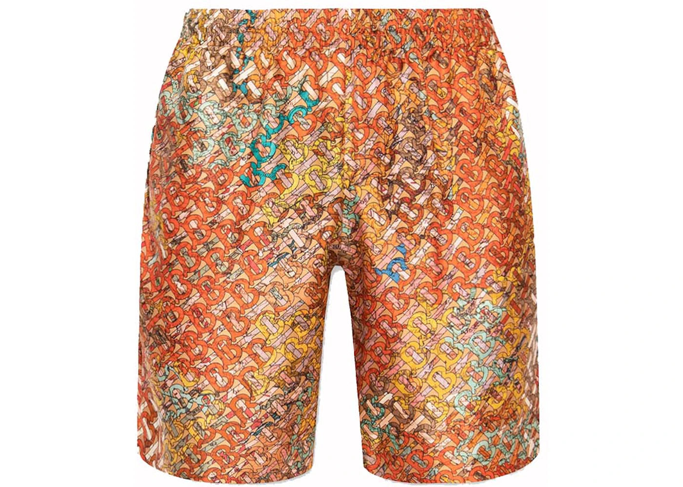 Burberry Bradeston Patterned Silk Shorts Multicolour