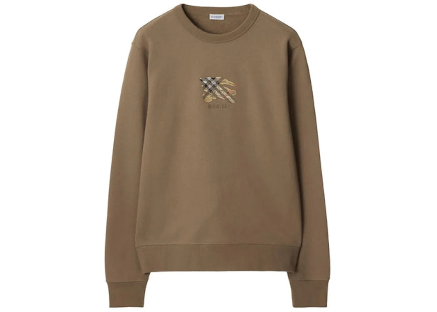 Burberry Brown Crew Neck Long Sleeves Shirt Clay Brown