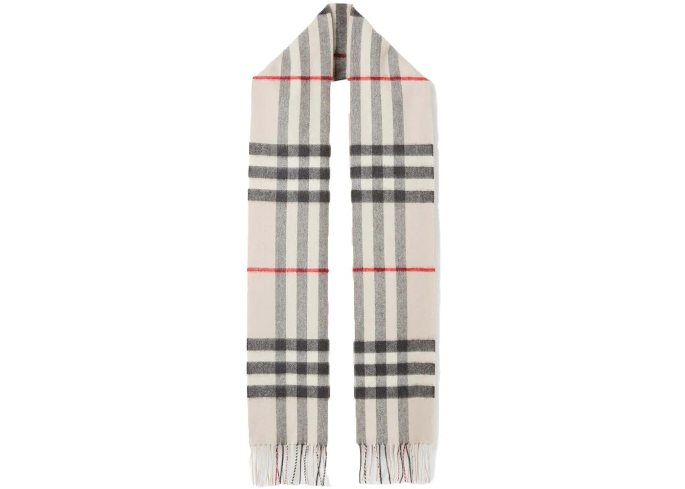 Burberry Burberry Check Cashmere Scarf Stone