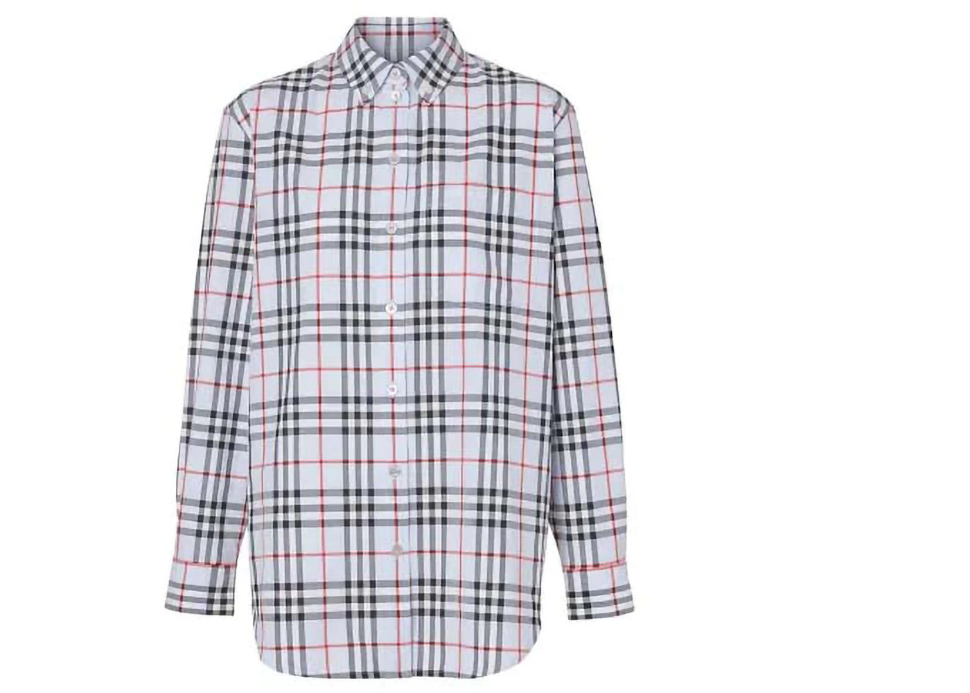 Burberry Button-down Collar Vintage Check Shirt Blue