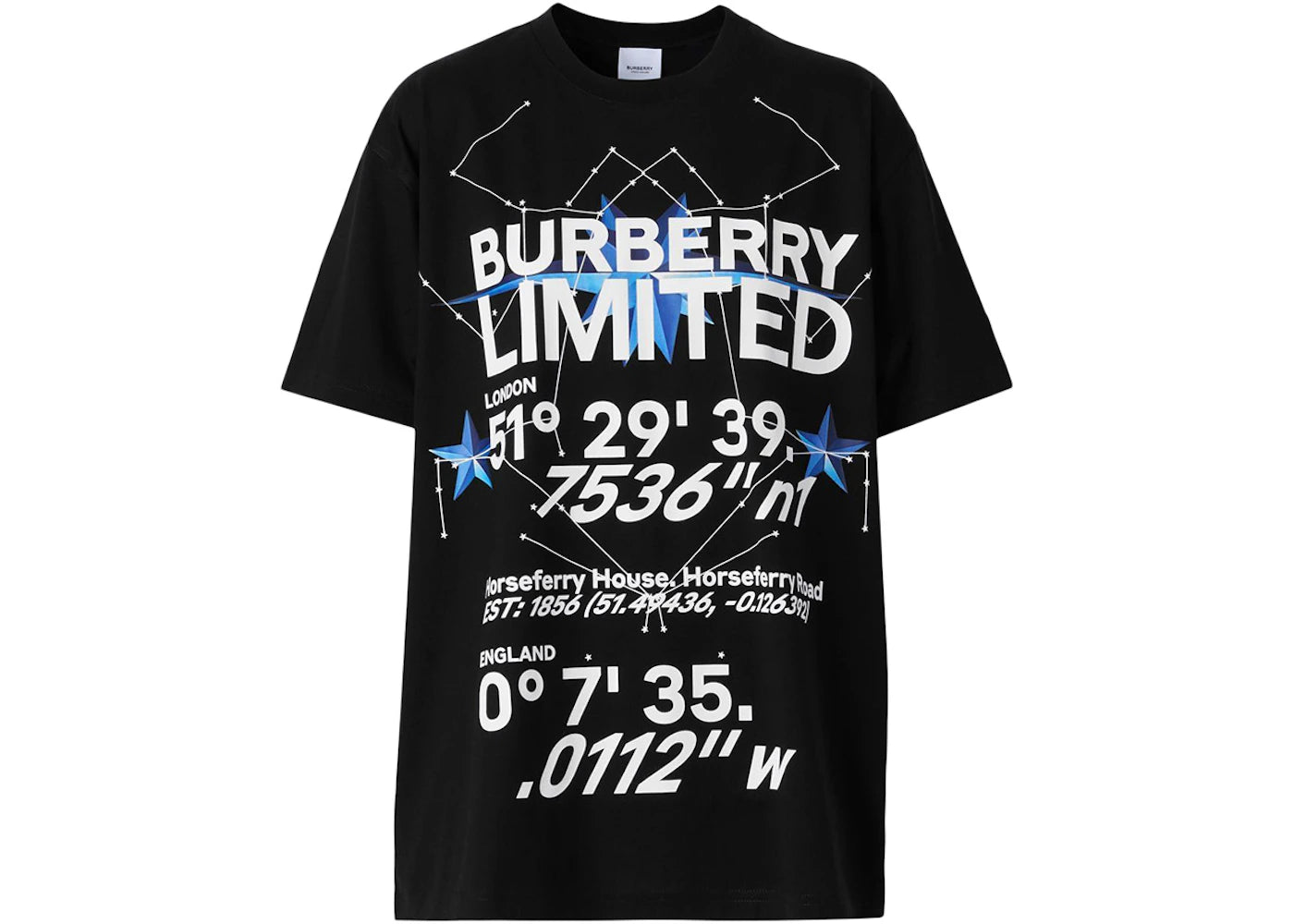Burberry Carrick Star T-shirt Black
