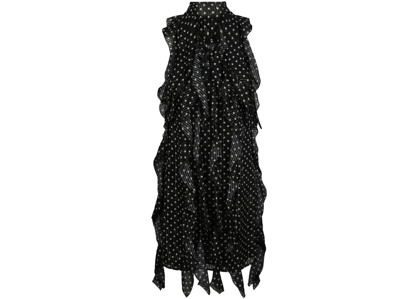 Burberry Cate Polka Dot Dress Black