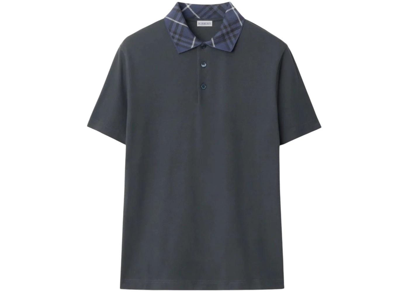 Burberry Check Collar Polo Shirt Classic Camel Heather
